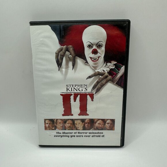 Stephen King’s IT DVD 1990 Miniseries Tim Curry Horror Warner Bros Classic - Picture 2 of 4